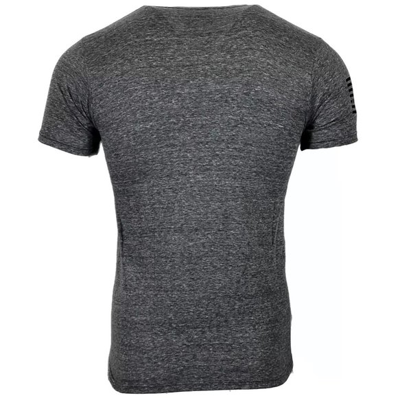 Howitzer Style Men's T-Shirt BOLD FLAG Gray Milita - Picture 3 of 11